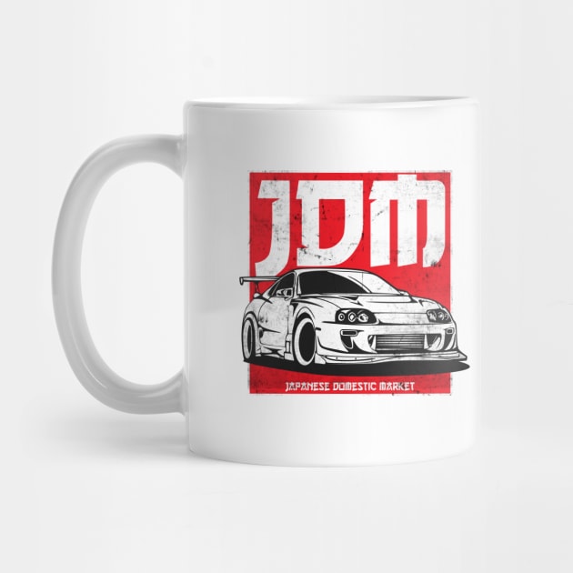 Supra 2JZ JDM Badge Tuning 90s Car by Automotive Apparel & Accessoires